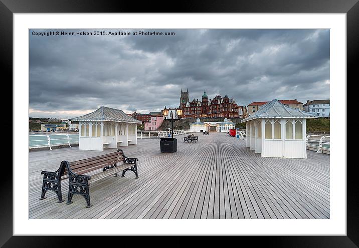 Evening on the Pier Framed Mounted Print by Helen Hotson