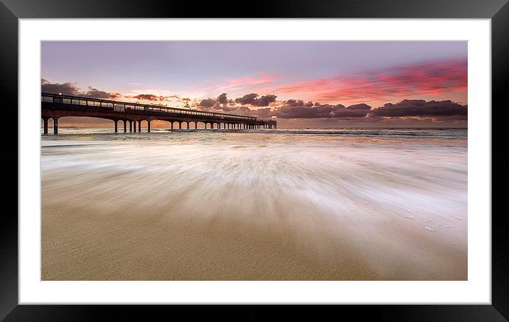  Other side of the pier Framed Mounted Print by Jennie Franklin
