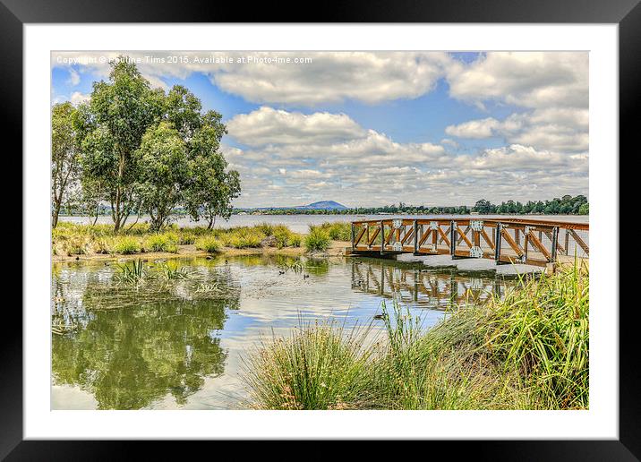  Lake Wendouree, Victoria, Australia Framed Mounted Print by Pauline Tims
