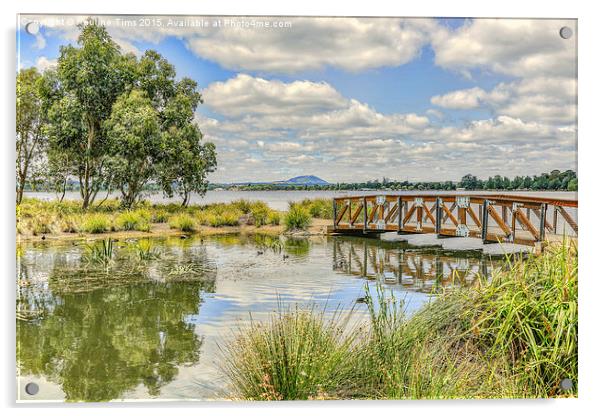  Lake Wendouree, Victoria, Australia Acrylic by Pauline Tims