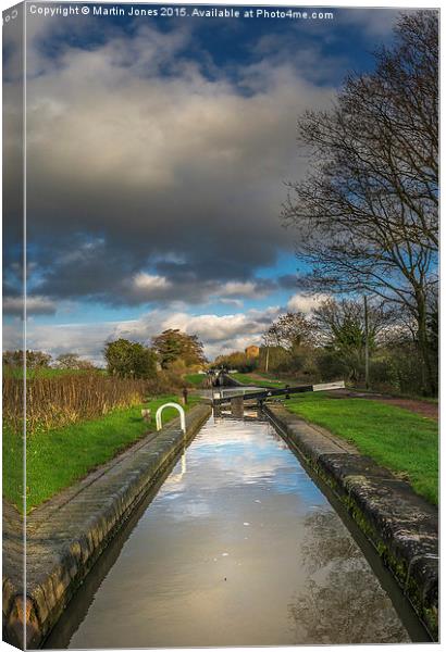  Worcester and Birmingham Canal at Tardebigge Canvas Print by K7 Photography