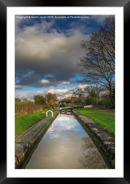  Worcester and Birmingham Canal at Tardebigge Framed Mounted Print by K7 Photography