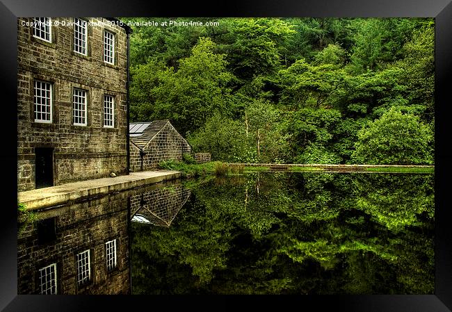  Gibson Mill - Hardcastle Crags Framed Print by David Oxtaby  ARPS