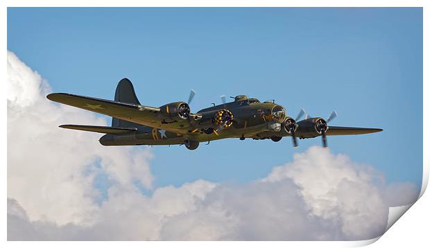  Boeing B-17 Sally B Print by Ian Merton