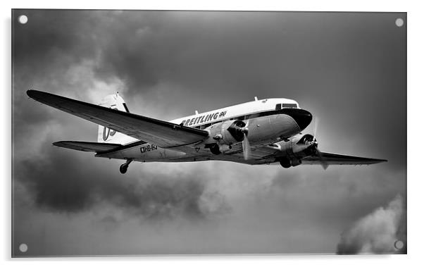  Breitling Dc3 Dakota Acrylic by Ian Merton