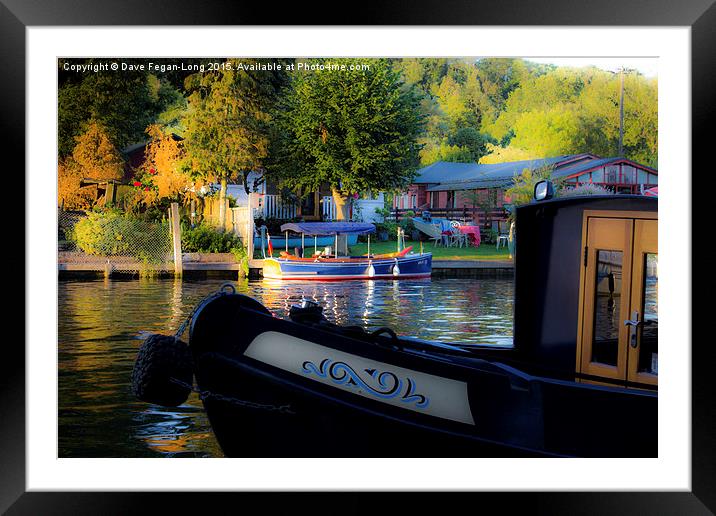 Summer In Henley-On-Thames Framed Mounted Print by Dave Fegan-Long