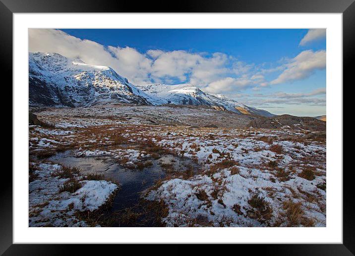  Winter in Snowdonia 1 Framed Mounted Print by Stephen Prosser