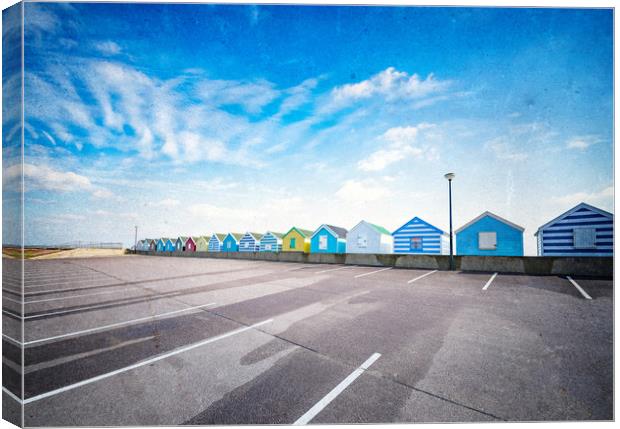  Beach Huts Canvas Print by Svetlana Sewell