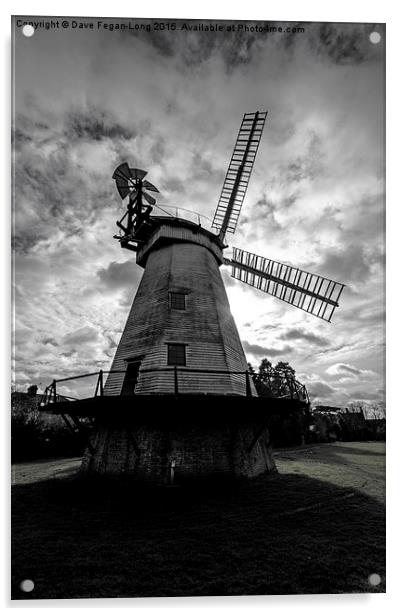  UPMINSTER WINDMILL Acrylic by Dave Fegan-Long