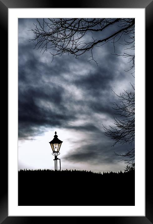  The Dark Light Framed Mounted Print by Fraser Hetherington