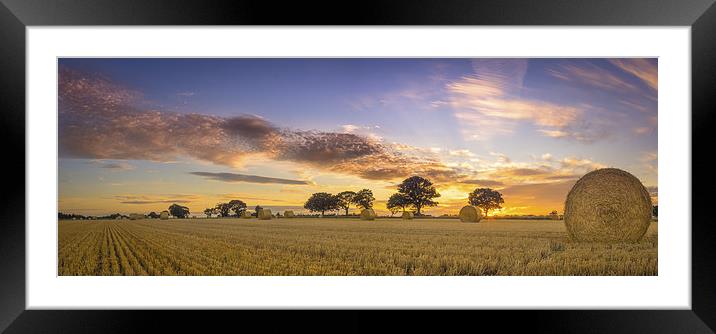  Cloudy Sunset Framed Mounted Print by Steve Hardiman