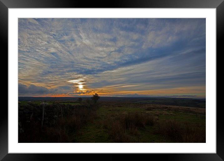  End of day, God's own country 2 Framed Mounted Print by Stephen Prosser