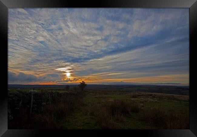  End of day, God's own country 2 Framed Print by Stephen Prosser