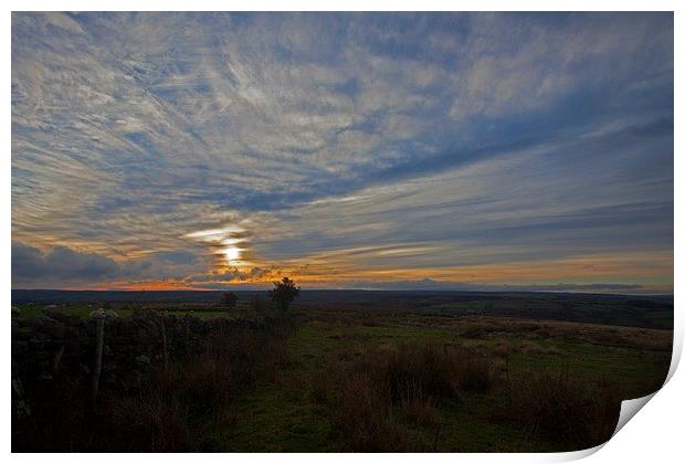  End of day, God's own country 2 Print by Stephen Prosser