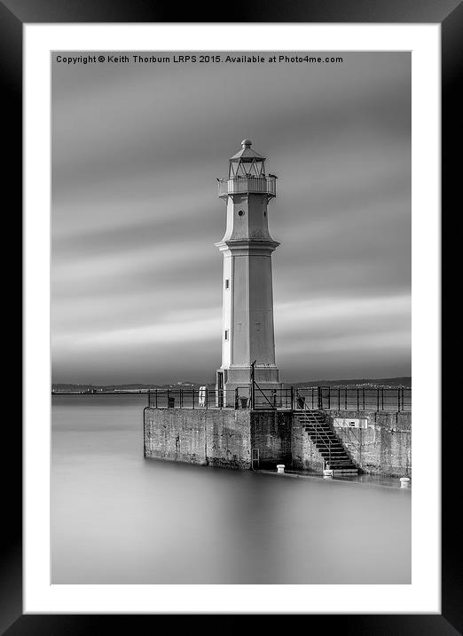Newhaven Lighthouse Framed Mounted Print by Keith Thorburn EFIAP/b
