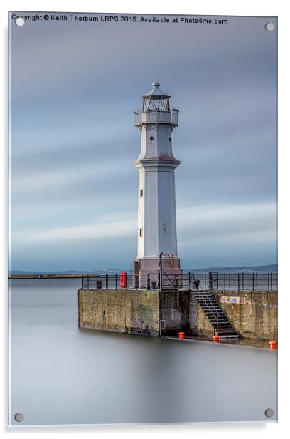 Newhaven Lighthouse Acrylic by Keith Thorburn EFIAP/b
