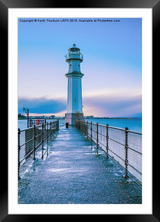 Newhaven Lighthouse Framed Mounted Print by Keith Thorburn EFIAP/b