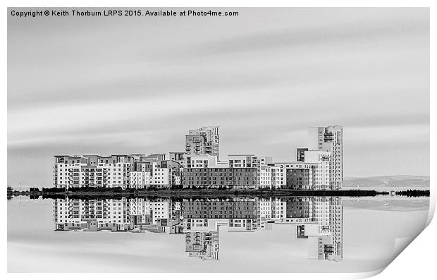 Newhaven Flats Reflection Print by Keith Thorburn EFIAP/b
