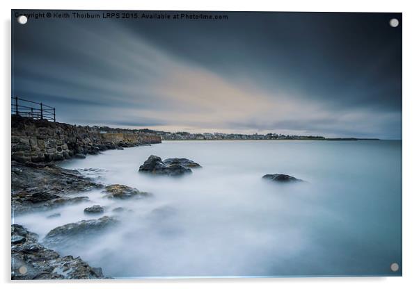 North Berwick Coastline Acrylic by Keith Thorburn EFIAP/b