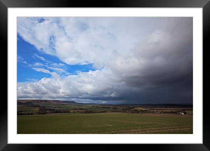 Storm clouds gather Framed Mounted Print by Stephen Prosser