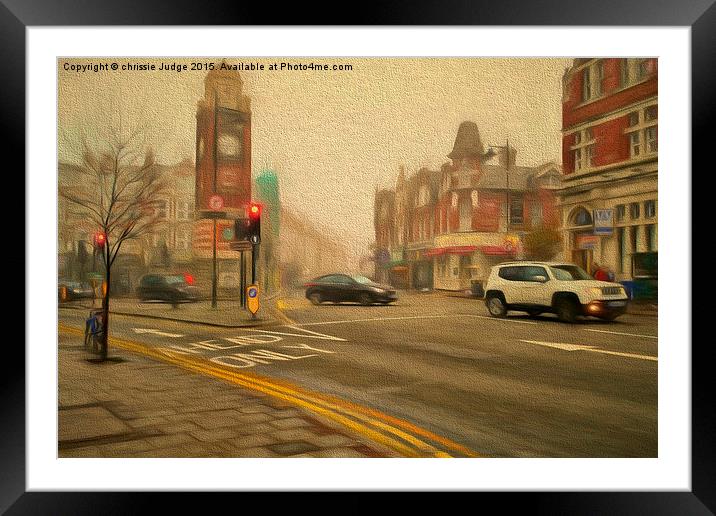  Autumn in crouch end North london N8  Framed Mounted Print by Heaven's Gift xxx68