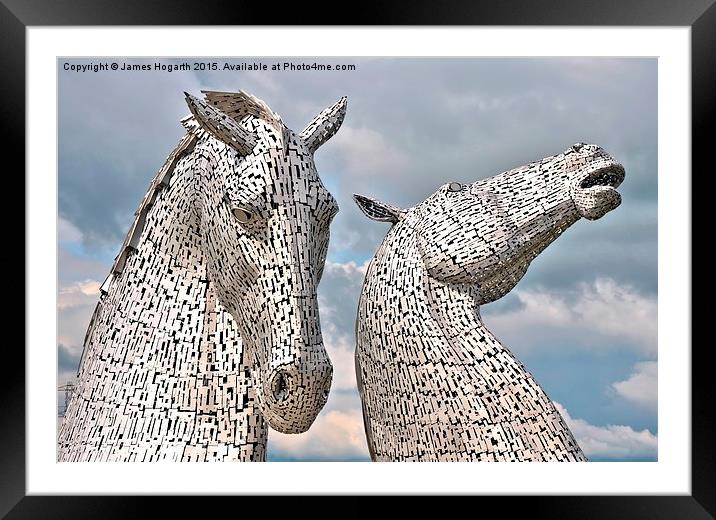  The Kelpies Framed Mounted Print by James Hogarth