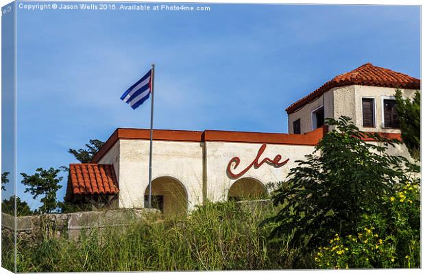Che's former house in Casa Blanca Canvas Print by Jason Wells