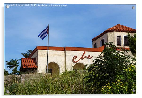 Che's former house in Casa Blanca Acrylic by Jason Wells