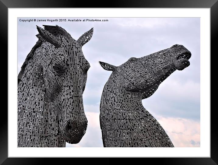  The Kelpies Framed Mounted Print by James Hogarth
