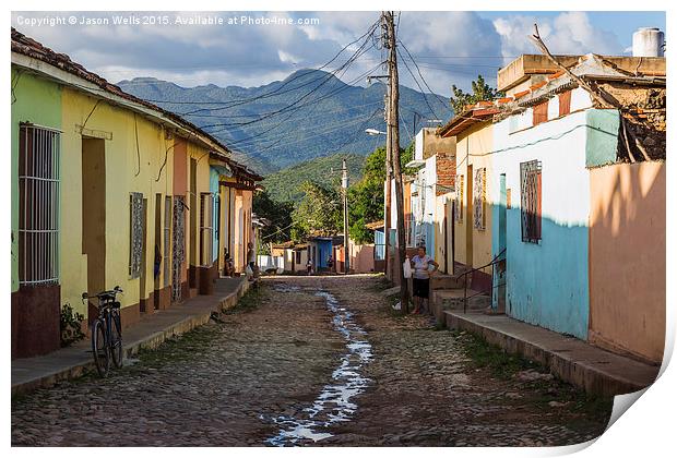 Stunning scenery beyond Trinidad Print by Jason Wells