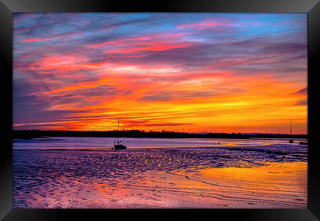  Maldon Dawn Framed Print by peter tachauer