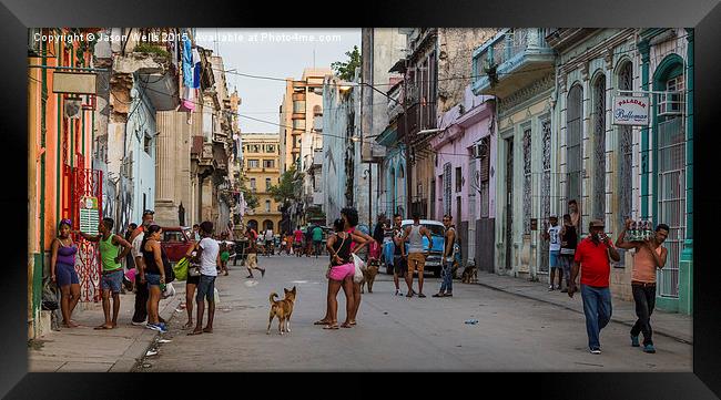 Centro Havana panorama Framed Print by Jason Wells