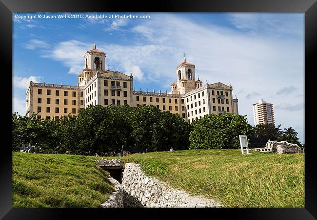 Hotel Nacional de Cuba Framed Print by Jason Wells