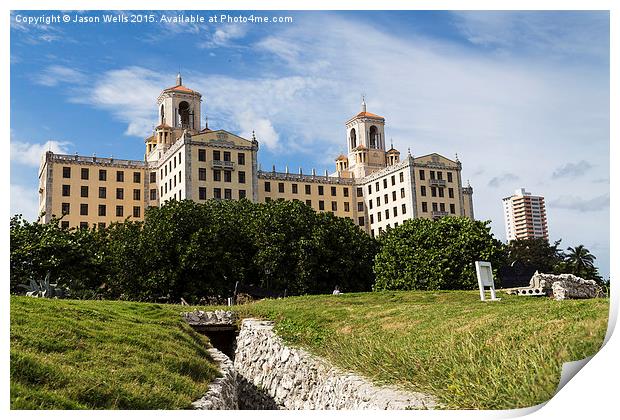 Hotel Nacional de Cuba Print by Jason Wells