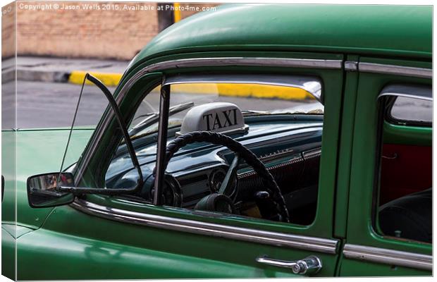 Inside an old timer Canvas Print by Jason Wells