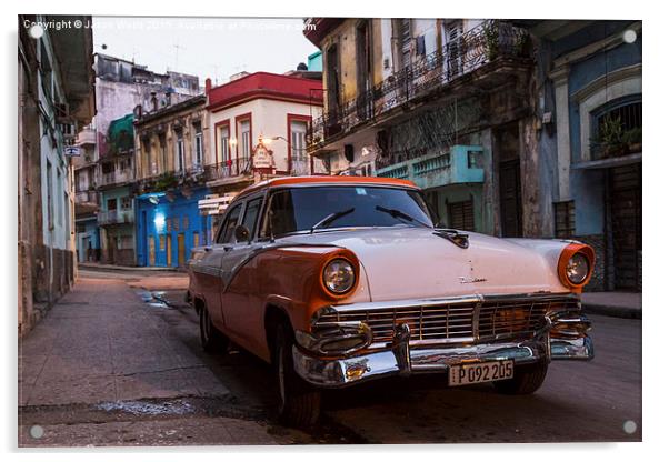 Early one morning in Centro Havana Acrylic by Jason Wells
