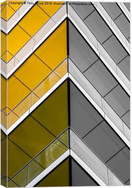  Architecture in Abstract Terms Canvas Print by Tony Sharp LRPS CPAGB