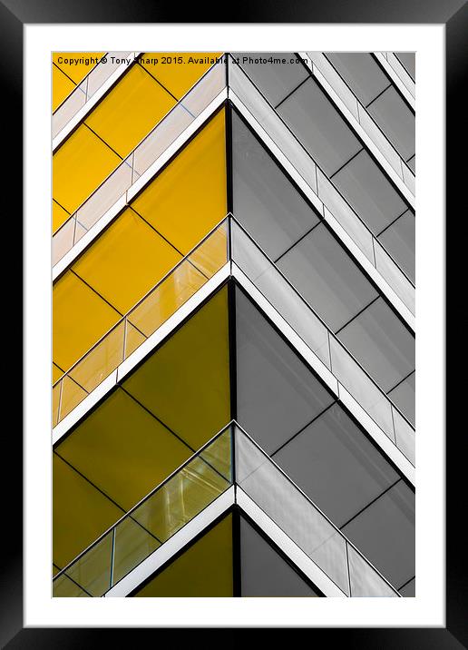  Architecture in Abstract Terms Framed Mounted Print by Tony Sharp LRPS CPAGB