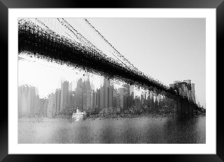 Bridge abstraction Framed Mounted Print by Jean-François Dupuis