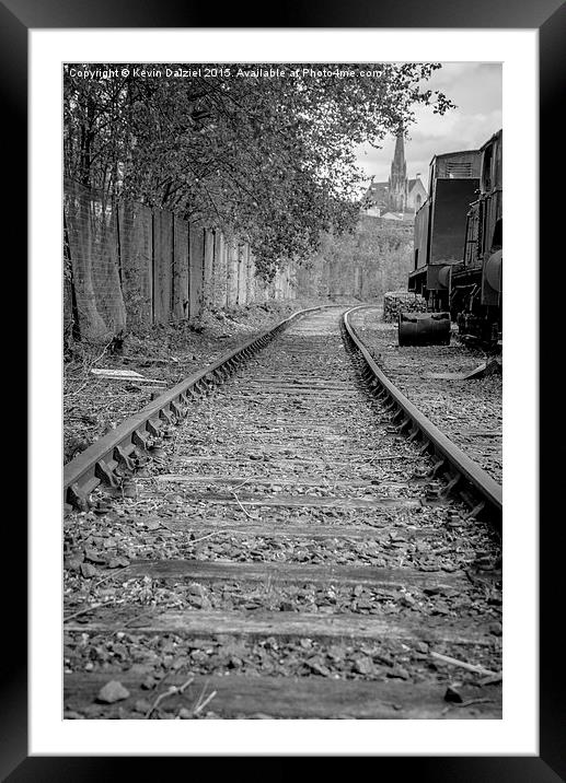  Abandoned Railway Framed Mounted Print by Kevin Dalziel