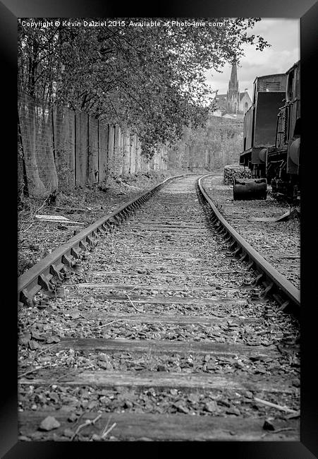  Abandoned Railway Framed Print by Kevin Dalziel