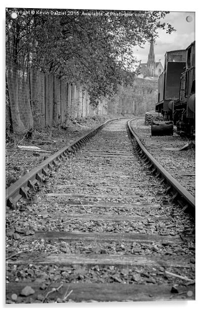  Abandoned Railway Acrylic by Kevin Dalziel
