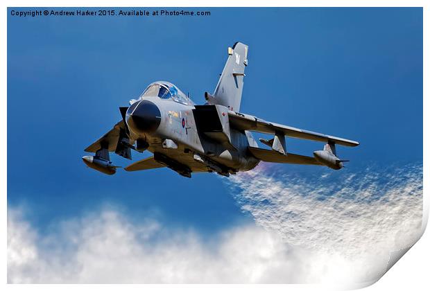 Royal Air Force Panavia Tornado GR.4  Print by Andrew Harker