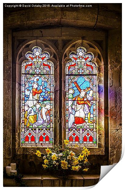  Stained glass Print by David Oxtaby  ARPS