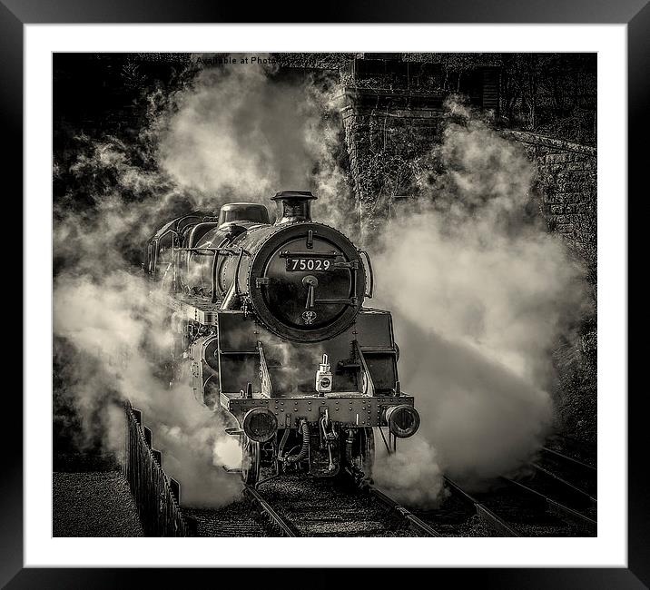  75029 emerging from the smoke Framed Mounted Print by David Oxtaby  ARPS