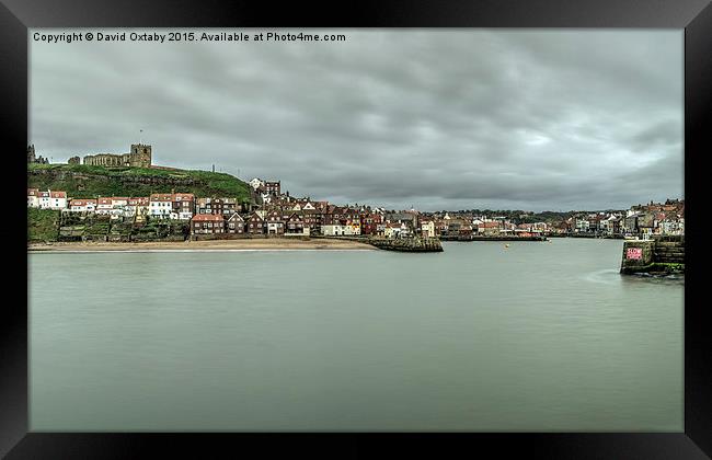  Whitby Old town Framed Print by David Oxtaby  ARPS