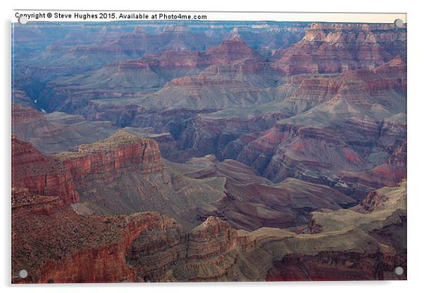 Colorado river at Grand Canyon Acrylic by Steve Hughes