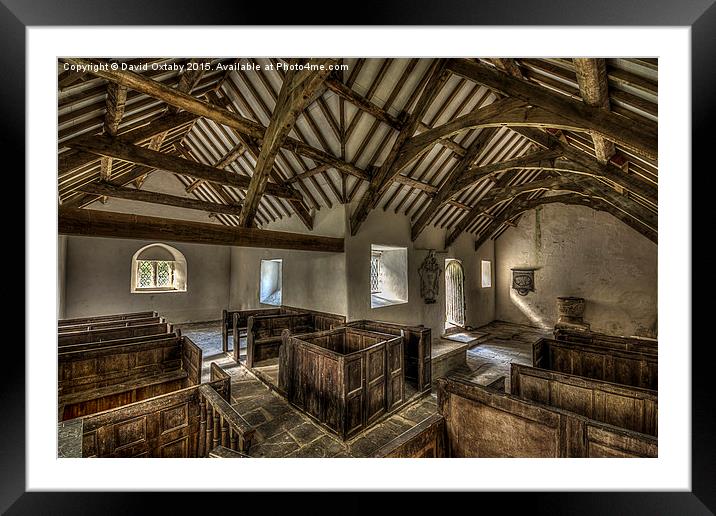  Church in Anglesey Framed Mounted Print by David Oxtaby  ARPS