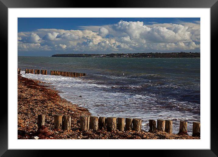  View across the Solent Framed Mounted Print by Stephen Prosser