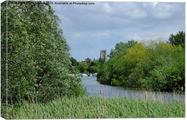 St Michaels  Beccles Suffolk   Canvas Print by Diana Mower